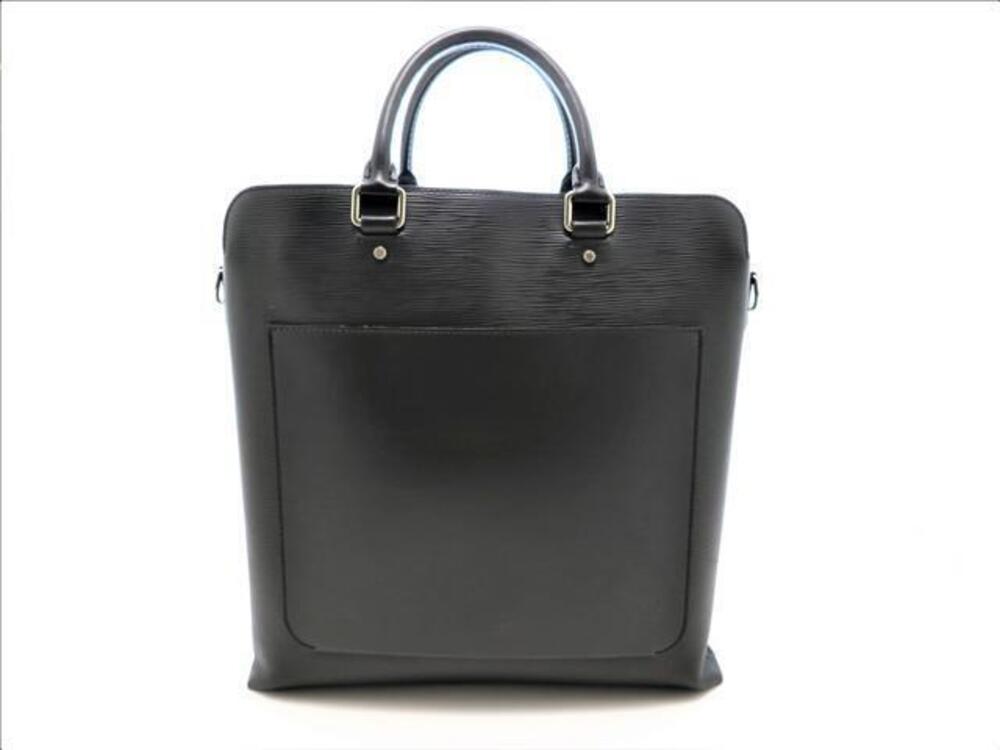 LOUIS VUITTON Bag Tote Brooks Epi Noir Black